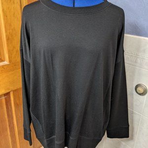 Eileen Fisher Black Long Sleeve Top - Sample